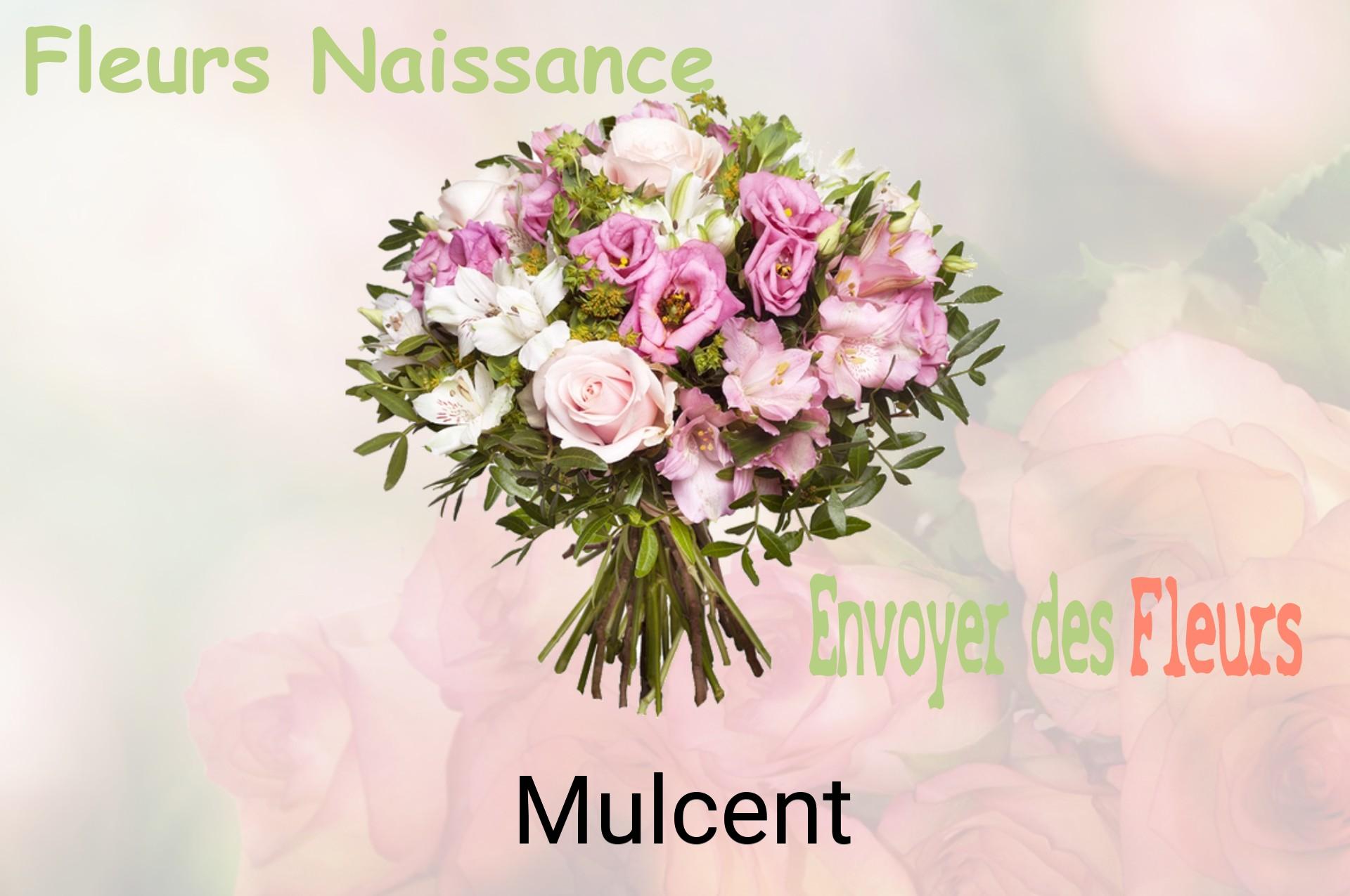 Bouquet de fleurs de naissance livré à Mulcent